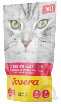 Josera Pasztet Gulasz z kurczakiem i wołowiną saszetka 85g GRATIS