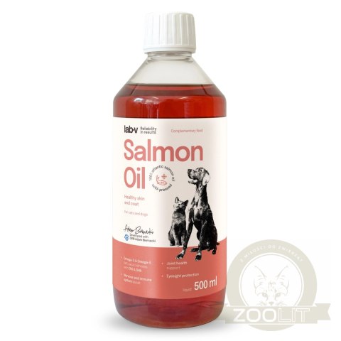 Lab-V Olej Z Łososia Dla Psów I Kotów 500ml