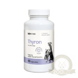 Lab-v Thyron - Wsparcie Prawidłowej Pracy Tarczycy dla Psów i Kotów 90 Kapsułek
