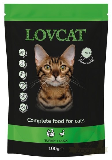 Lovcat Best Turkey & Duck saszetka 100g