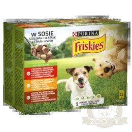 PURINA Friskies Karma dla Psów w Sosie 12x85g