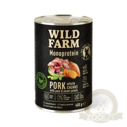 WILD FARM Monoprotein Pork 400g - hipoalergiczna karma dla psa