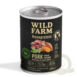 WILD FARM Monoprotein Pork 400g - hipoalergiczna karma dla psa