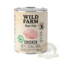 Wild Farm Pate Karma Mokra Dla Psa Z Kurczakiem Bezglutenowa 800g