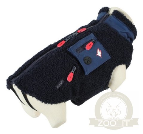 Zolux Ciepła bluza dla psa Bouclette R.30 granatowa