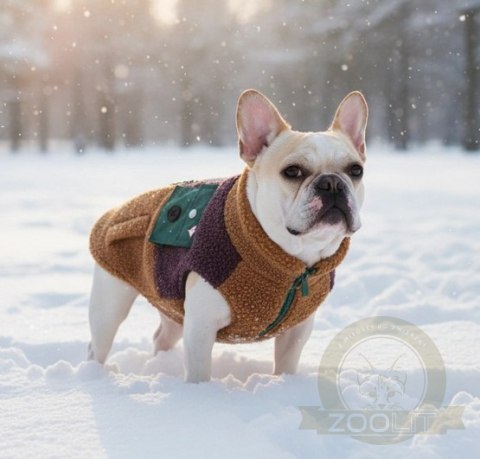 Zolux Ciepła bluza dla psa Bouclette R.30 jasnobrązowa