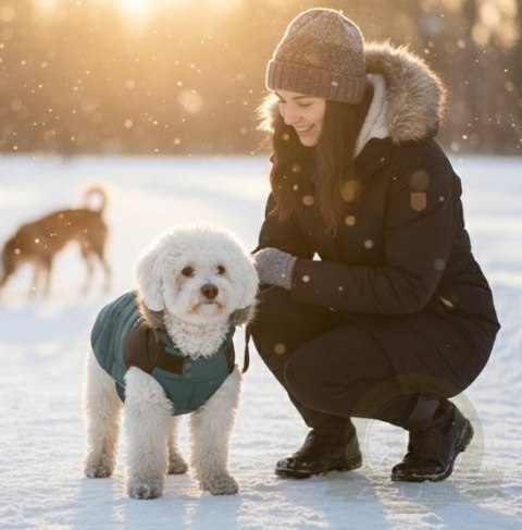 Zolux Kurtka puchowa dla psa New Mountain R.35 niebieska