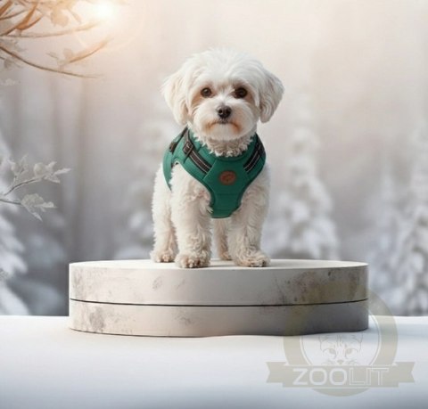 Zolux Kurtka puchowa z szelkami dla psa R.30 niebieska