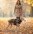 Zolux Kurtka w kratę dla psa Cheverny R.30 brązowa