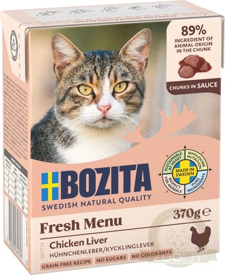 BOZITA Cat Wątróbka Drobiowa W Sosie 370 G