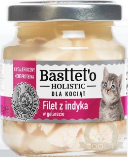 Basttet'o Holistic Filet Z Indyka Dla Kociąt 130g