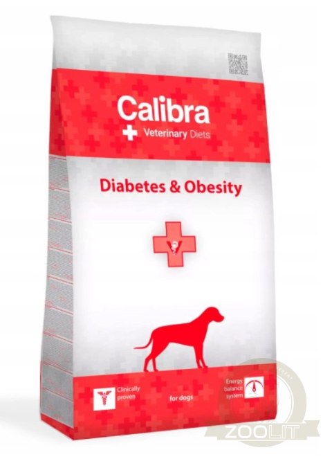 Calibra Veterinary Diets Diabetes Obesity Karma Dla Psa 12kg