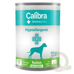 Calibra Veterinary Diets Hypoallergenic Insect Rabbit Karma Dla Psa 400g