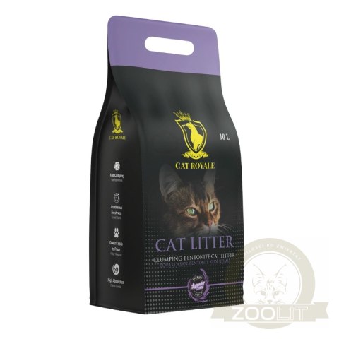 Cat Royale Lawenda Żwirek Bentonitowy 10 L