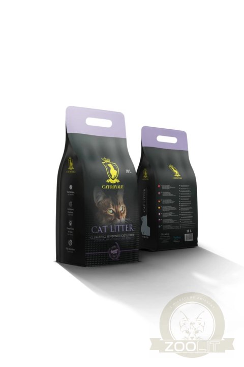 Cat Royale Lawenda Żwirek Bentonitowy 10 L