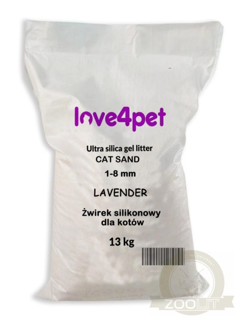 Cat Sand Lavender Żwirek Silikonowy Dla Kota 13kg