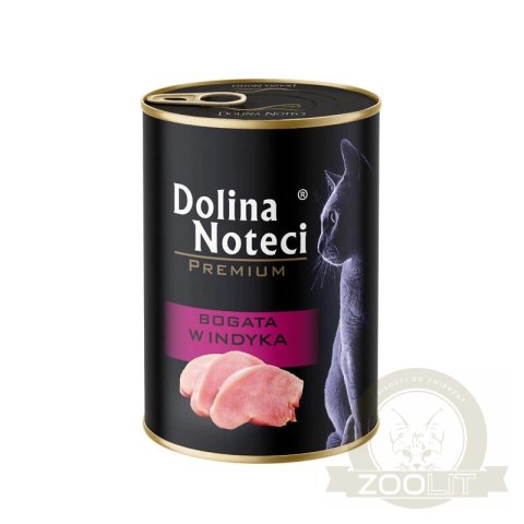 Dolina Noteci Premium Bogata W Indyka Karma Dla Kota 400g