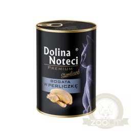 Dolina Noteci Premium Sterilised Bogata W Perliczkę Karma Dla Kota 400g