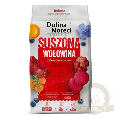 Dolina Noteci Premium Wołowina 9kg Karma Suszona Dla Psa