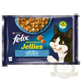 Felix Sensations Jellies Karma Dla Kota Smaki Rybne W Galaretce 4x85g