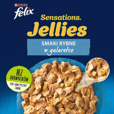 Felix Sensations Jellies Karma Dla Kota Smaki Rybne W Galaretce 4x85g