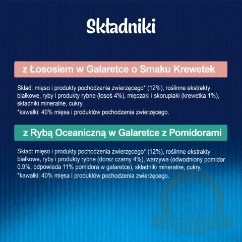 Felix Sensations Jellies Karma Dla Kota Smaki Rybne W Galaretce 4x85g