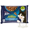 Felix Sensations Jellies Karma Dla Kota Smaki Rybne W Galaretce 4x85g