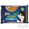 Felix Sensations Sauces Karma Dla Kota Smaki Rybne W Sosie 4x85g