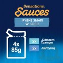 Felix Sensations Sauces Karma Dla Kota Smaki Rybne W Sosie 4x85g
