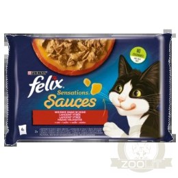 Felix Sensations Sauces Karma Dla Kota Wiejskie Smaki W Sosie 4x85g