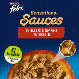 Felix Sensations Sauces Karma Dla Kota Wiejskie Smaki W Sosie 4x85g