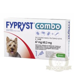 Krka Fypryst Combo Krople Na Pchły I Kleszcze Dla Psa 2-10kg 67mg/0,67ml 1 Pipeta