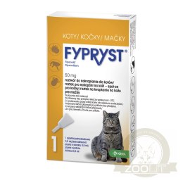 Krka Fypryst Spot On Dla Kota 50mg/0,5ml 1 Pipeta