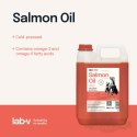 Lab-V Olej Z Łososia 100% Dla Psa I Kota W Każdym Wieku 5000ml Tłoczony Na Zimno