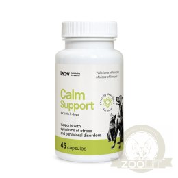 Lab-v Calm Support Wspomaganie Przy Objawach Stresu I Zaburzeniach Behawioralnych 45 Kapsułek