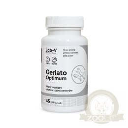 Lab-v Geriato Optimum Wspomaganie Zdrowia Seniorów Dla Psów I Kotów 45 Kapsułek