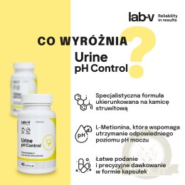 Lab-v Urine pH Control Wsparcie Dla Psów I Kotów Przy Kamicy Struwitowej 45 Kapsułek