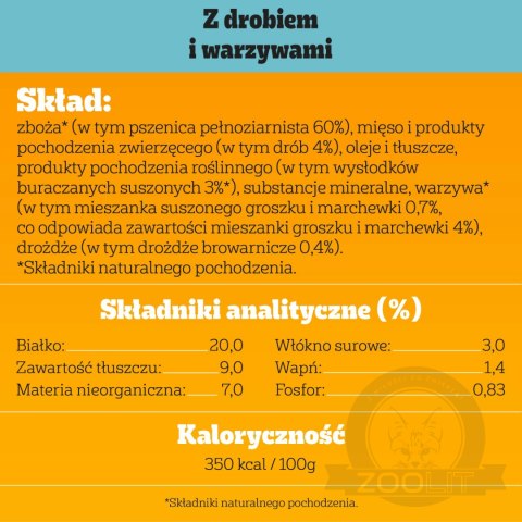 Pedigree Adult Professional Nutrition Drób Warzywa 12kg