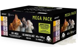 Pet Republic Mega Pack Karma Mokra Dla Kota 40x100g - Mix Smaków