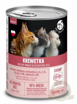 PetRepublic kawałki w sosie z krewetką 400g dla kota