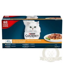 Purina Gourmet Perle Mini Fileciki W Sosie Karma Dla Kota 60x85g