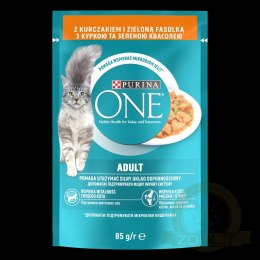 Purina One Adult Karma Dla Kota Z Kurczakiem I Zieloną Fasolką 85g