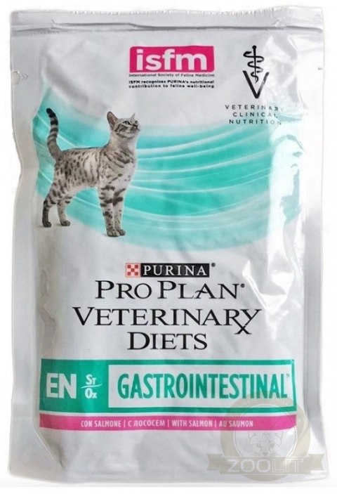 Purina Veterinary PVD EN Gastrointestinal Karma Dla Kota Z Łososiem 85g