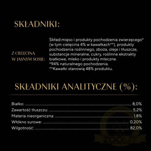 Sheba Sauce Collection Karma Mokra Dla Kota Z Cielęciną W Sosie 85g