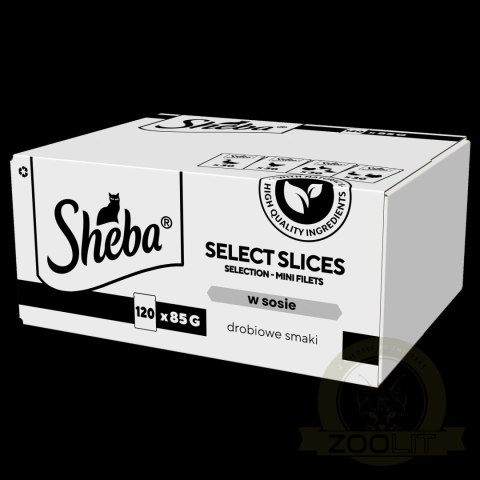 Sheba Selection Karma Dla Kota Drobiowe Smaki 120x85g