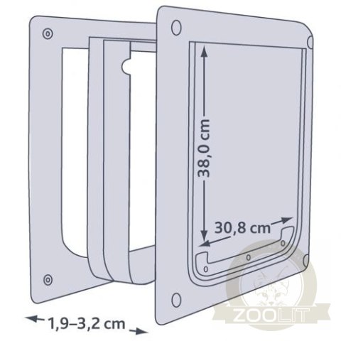 Trixie Drzwi Wahadłowe Dla Psa M-XL