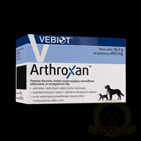Vebiot Arthroxan Suplement Dla Psa 60 Tabletek