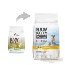 Vetexpert Raw Paleo Ultra Karma Dla Szczeniąt Mini Indyk 2kg