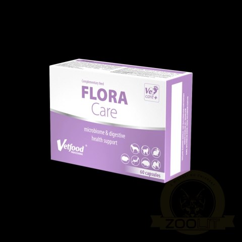 Vetfood Flora Care Suplement 60 Kapsułek