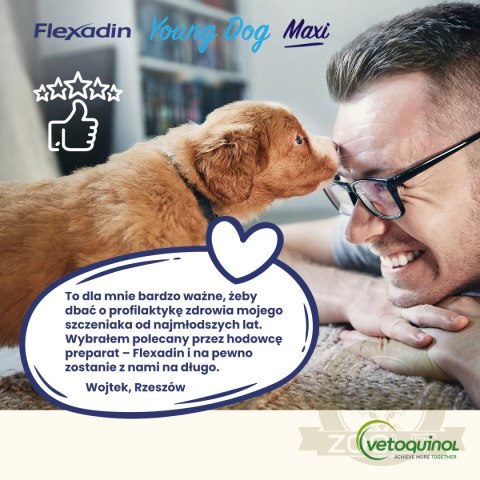 Vetoquinol Flexadin Young Dog Maxi Kąski Dla Psa 60 Sztuk